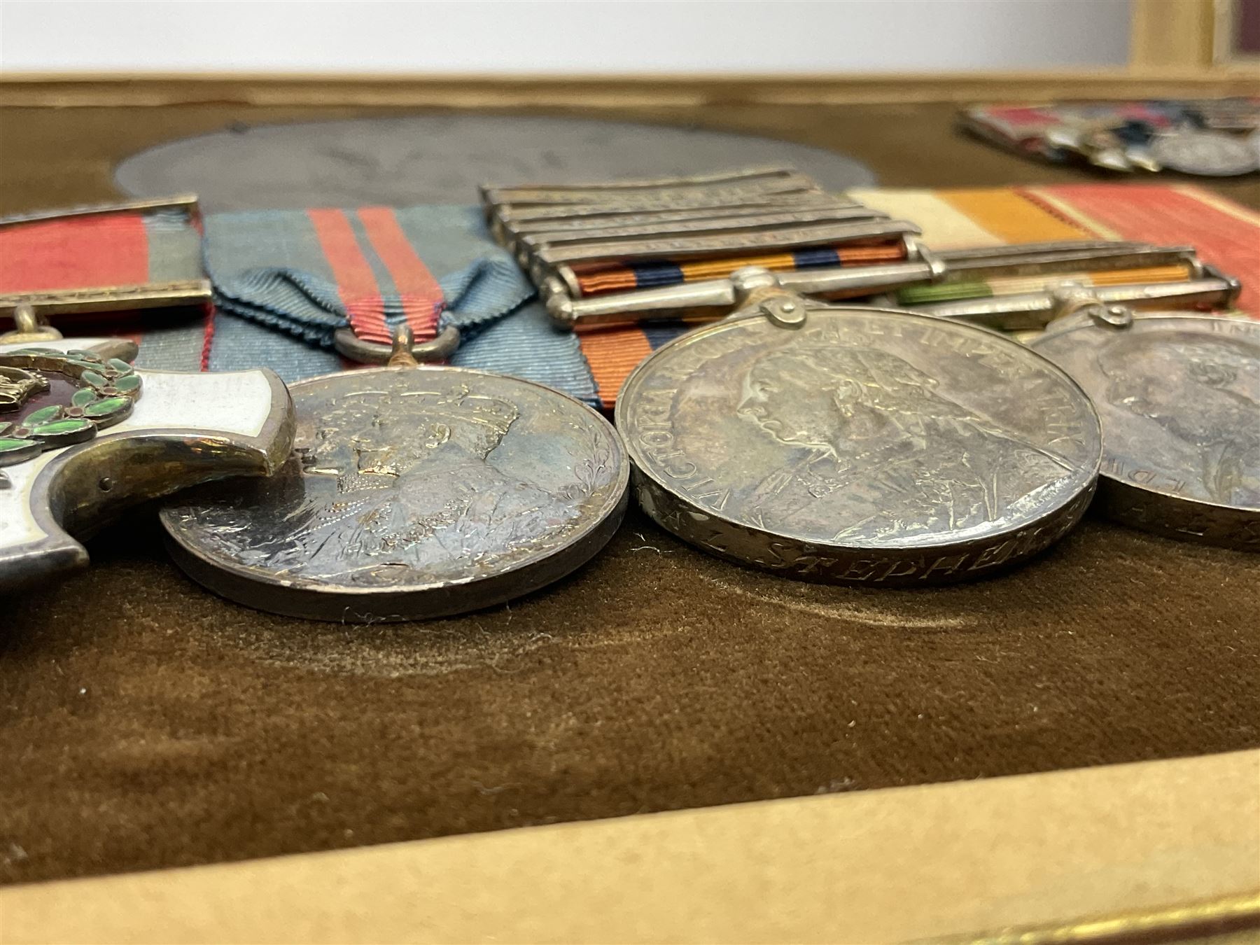 KIA (Ypres) DSO group of eight Boer War/WW1 medals comprising Victorian DSO - Image 8 of 21