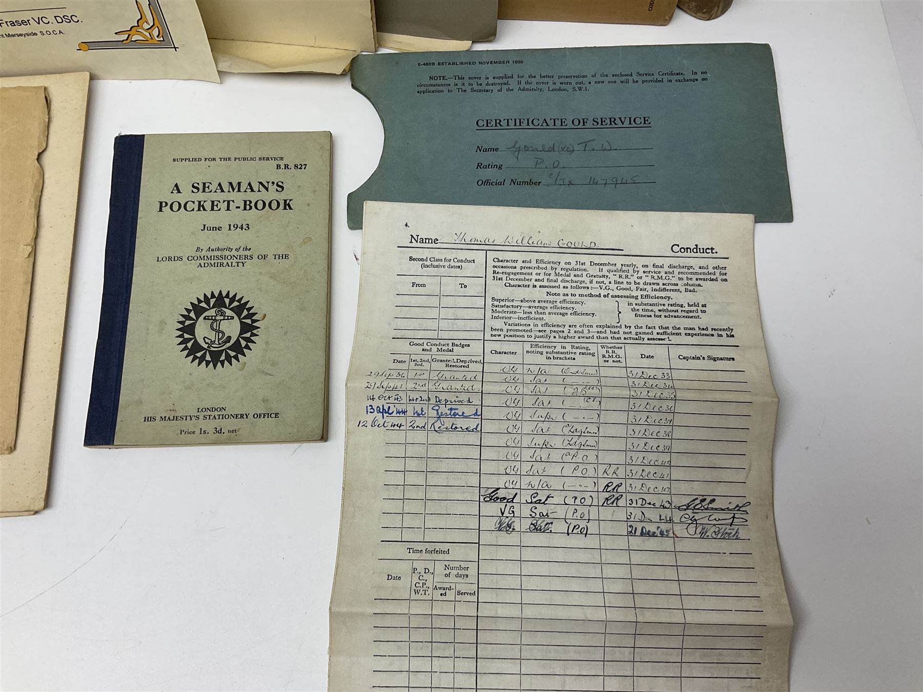 WW2 submarine interest - archive of ephemera and photographs relating to submariner Petty Officer (l - Image 14 of 26