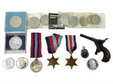 WW2 group of three medals comprising 1939-1945 War Medal