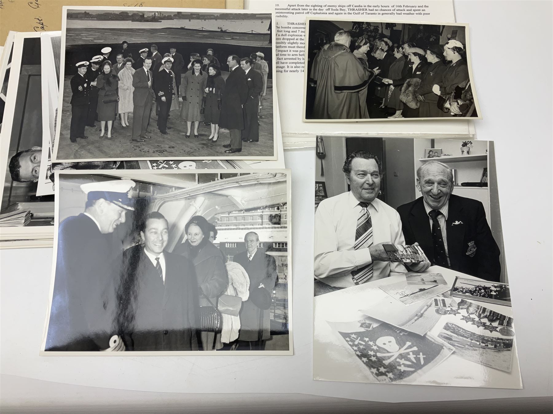 WW2 submarine interest - archive of ephemera and photographs relating to submariner Petty Officer (l - Image 10 of 26