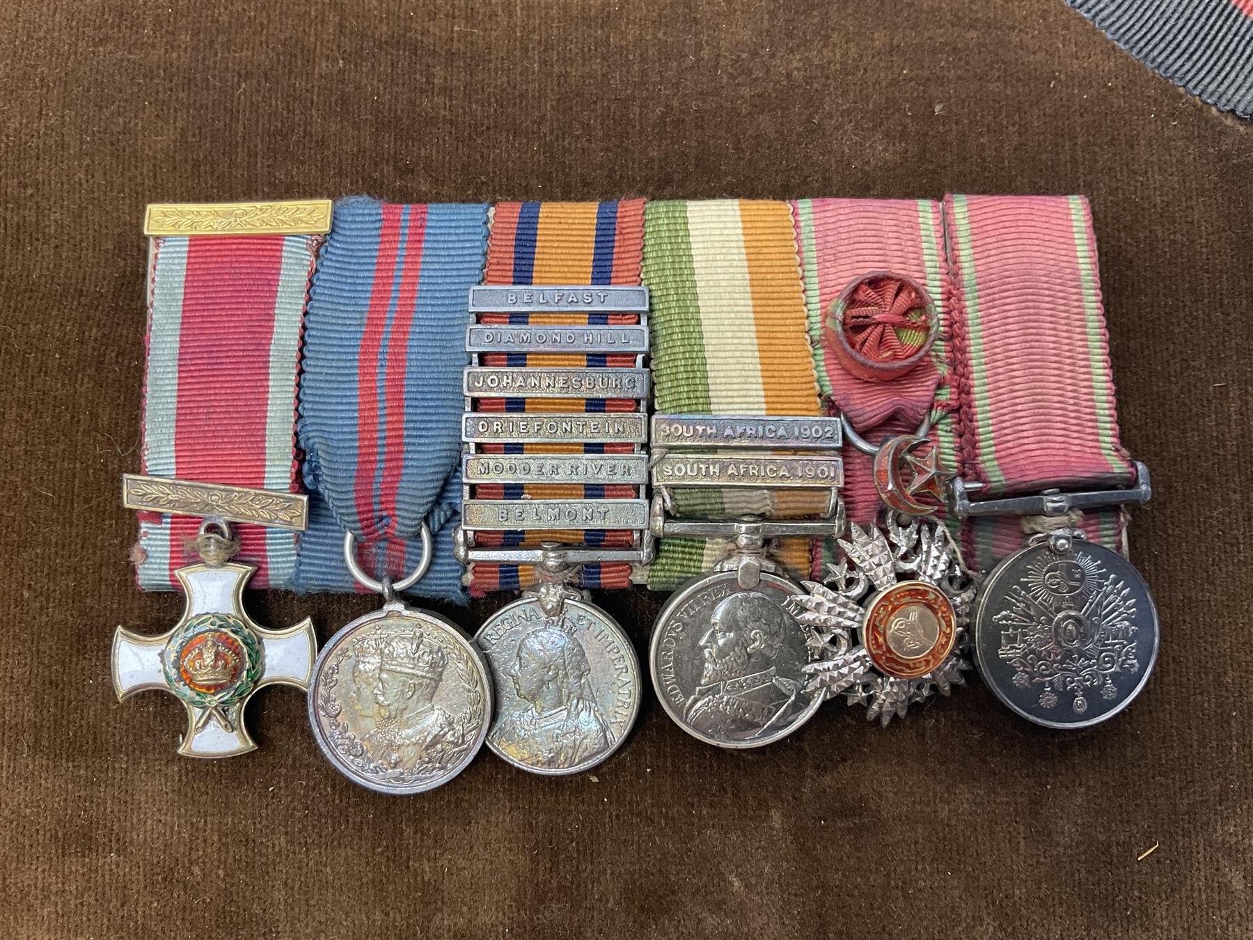 KIA (Ypres) DSO group of eight Boer War/WW1 medals comprising Victorian DSO - Image 6 of 21
