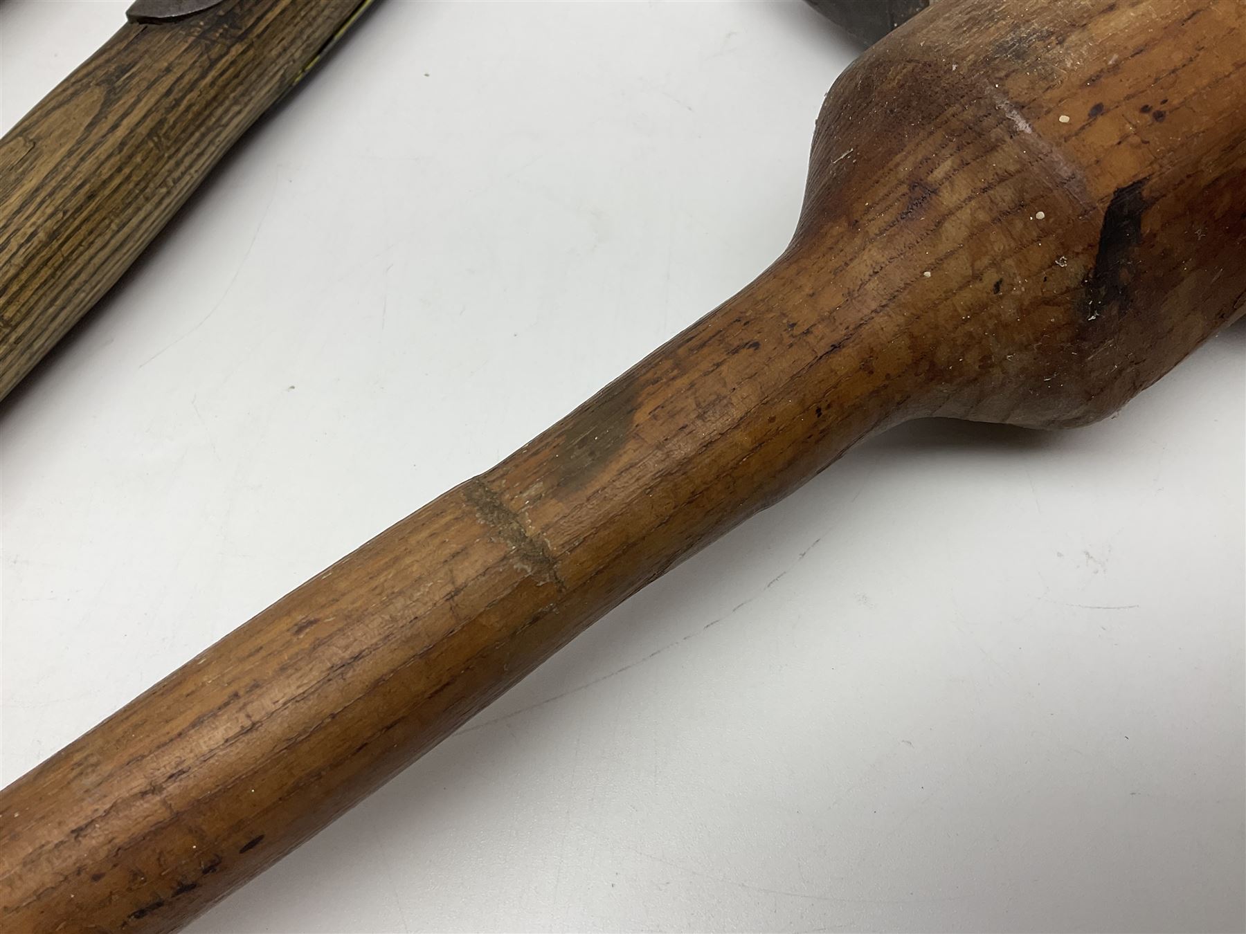 Post-War military type fireman's axe impressed 'PERKS 1953/54' with additional indistinct mark proba - Image 5 of 19