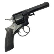 Scarce Webley & Scott .430 short six-shot revolver retailed by S.W. Silver & Co of Cornhill
