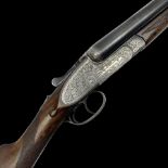 SHOTGUN CERTIFICATE REQUIRED: Victor Sarasqueta 12-bore by 2.75" side lock ejector side-by-side doub