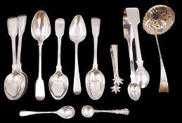 Group of silver flatware