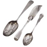 George III Exeter silver Old English pattern table spoon