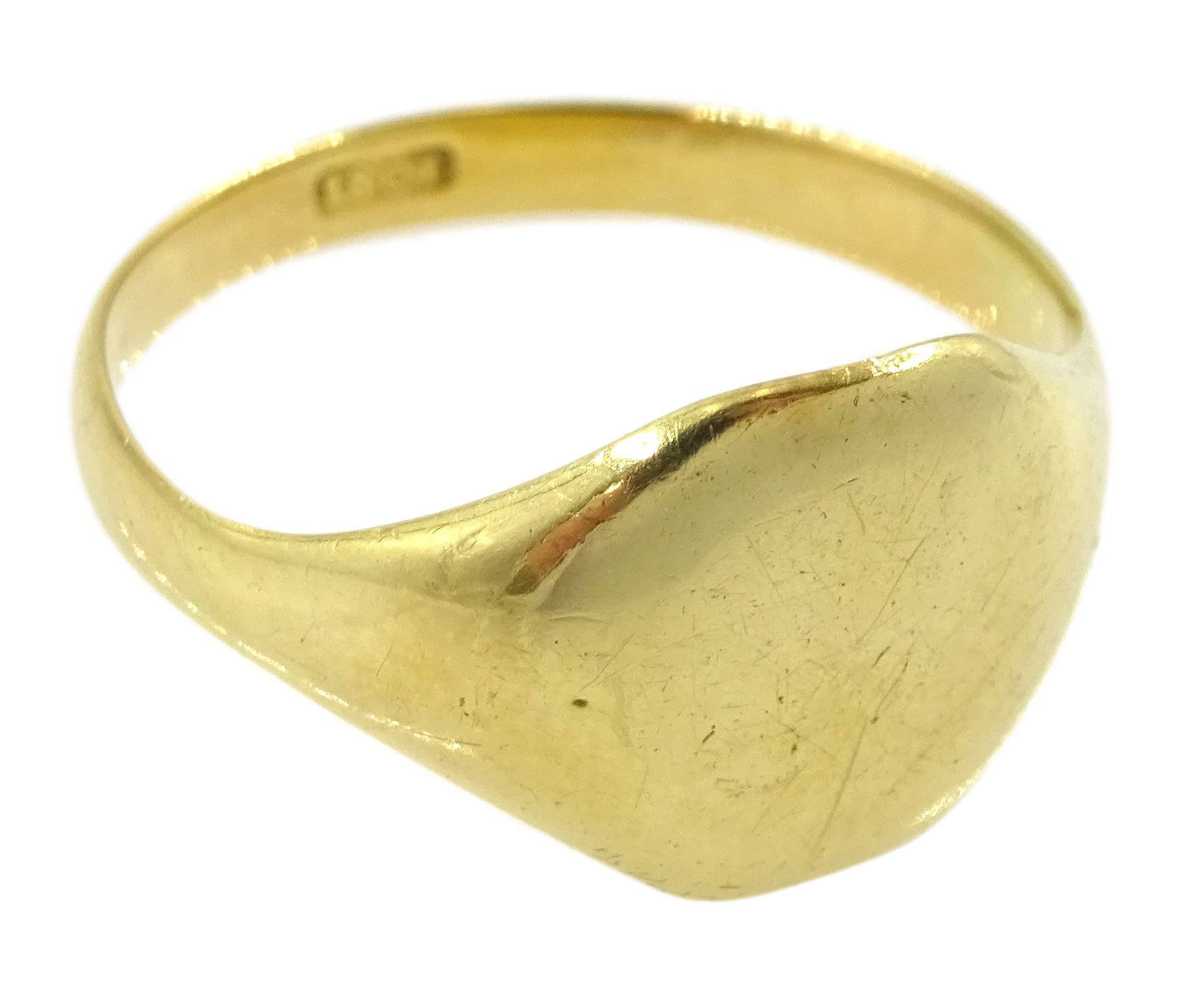 Gold signet ring - Image 3 of 4