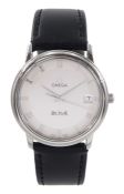Omega De Ville gentleman's stainless steel quartz wristwatch