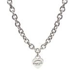 Tiffany & Co silver 'Return to Tiffany' heart tag pendant necklace
