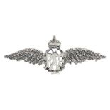 Silver reproduction RAF sweetheart brooch
