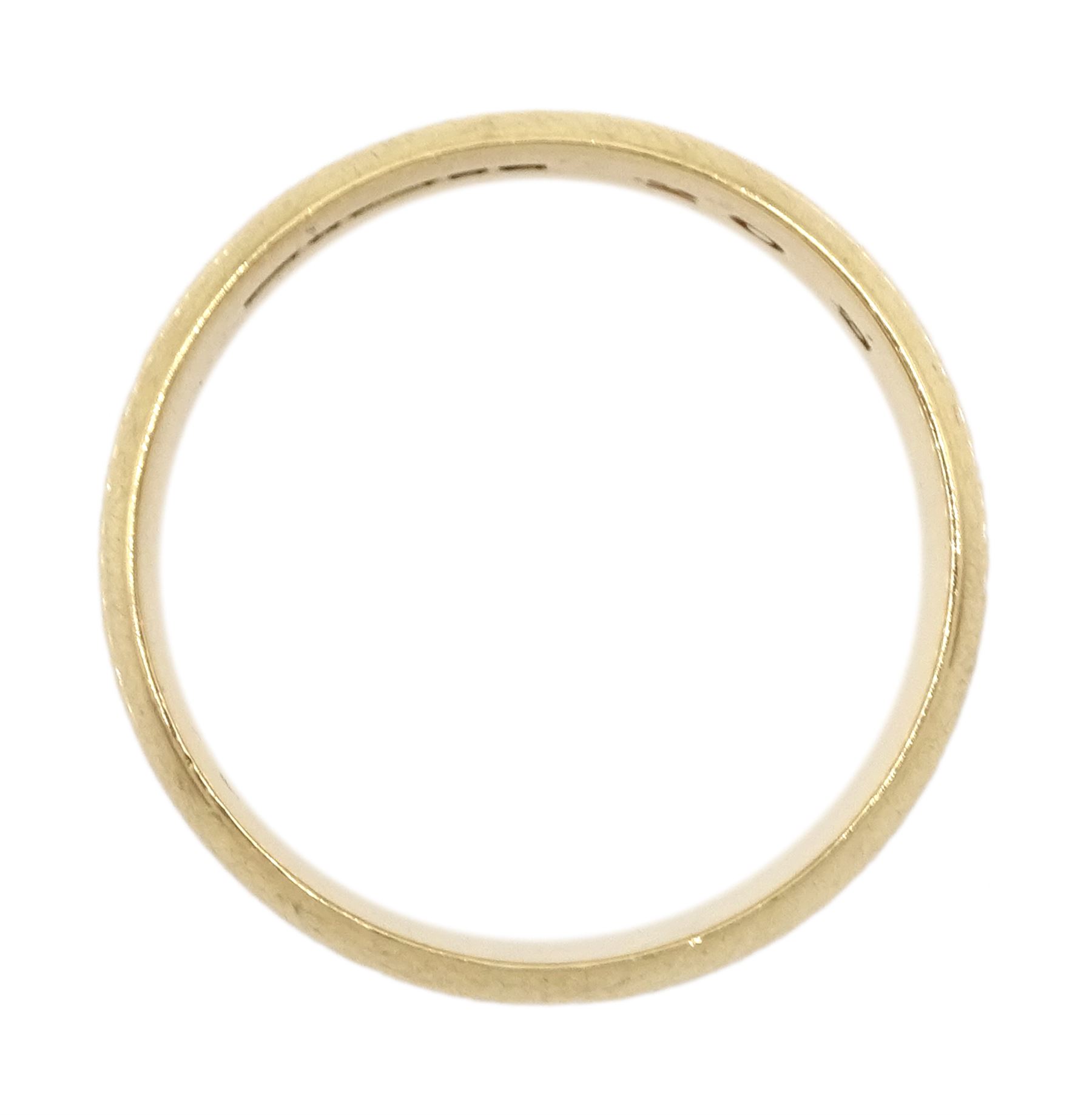 9ct gold wedding band - Image 2 of 3