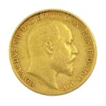 King Edward VII 1902 gold half sovereign coin