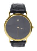 Omega De Ville gentleman's gold-plated gentleman's quartz wristwatch