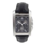 Baume Mercier Hampton gentleman's stainless steel chronograph quartz wristwatch