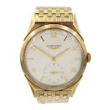 Longines gentleman's 9ct gold manual wind wristwatch