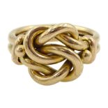 Early 20th century 9ct gold knot ring