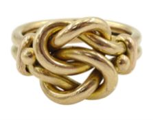 Early 20th century 9ct gold knot ring