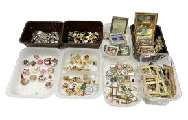 Collection of miniature dolls house food and drink