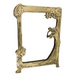 Art Nouveau style mirror in the manner of WMF