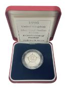 The Royal Mint United Kingdom 1996 'A Celebration of Football' silver proof piedfort two pound coin