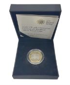 The Royal Mint United Kingdom 2010 ''4th Olympiad London' silver proof piedfort two pound coin