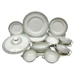 Royal Doulton Berkshire pattern dinner service for six