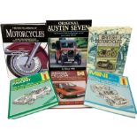 Large collection of motoring and similar reference books