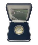 The Royal Mint United Kingdom 2003 'DNA Double Helix' silver proof piedfort two pound coin