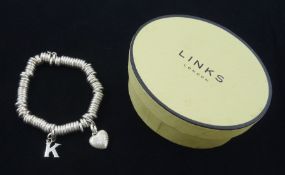 Links of London 'Sweetie' silver charm bracelet