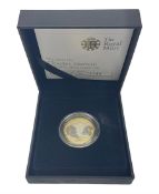 The Royal Mint United Kingdom 2009 'Charles Darwin' silver proof piedfort two pound coin
