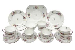 Shelley Wild Flowers pattern tea service for six