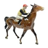 Beswick jockey on walking horse no 1037