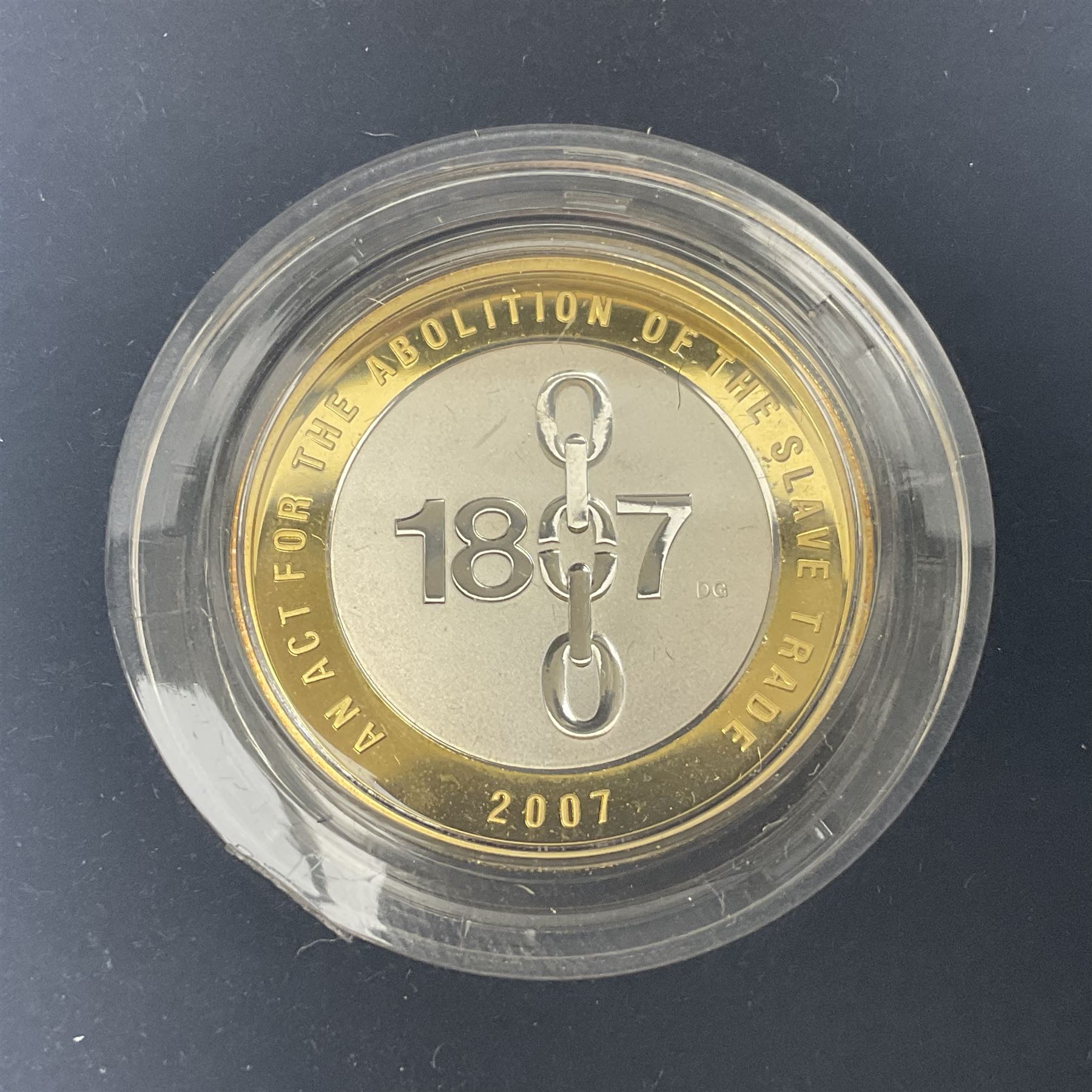 The Royal Mint United Kingdom 2007 'Abolition of the Slave Trade' silver proof piedfort two pound co - Image 2 of 6