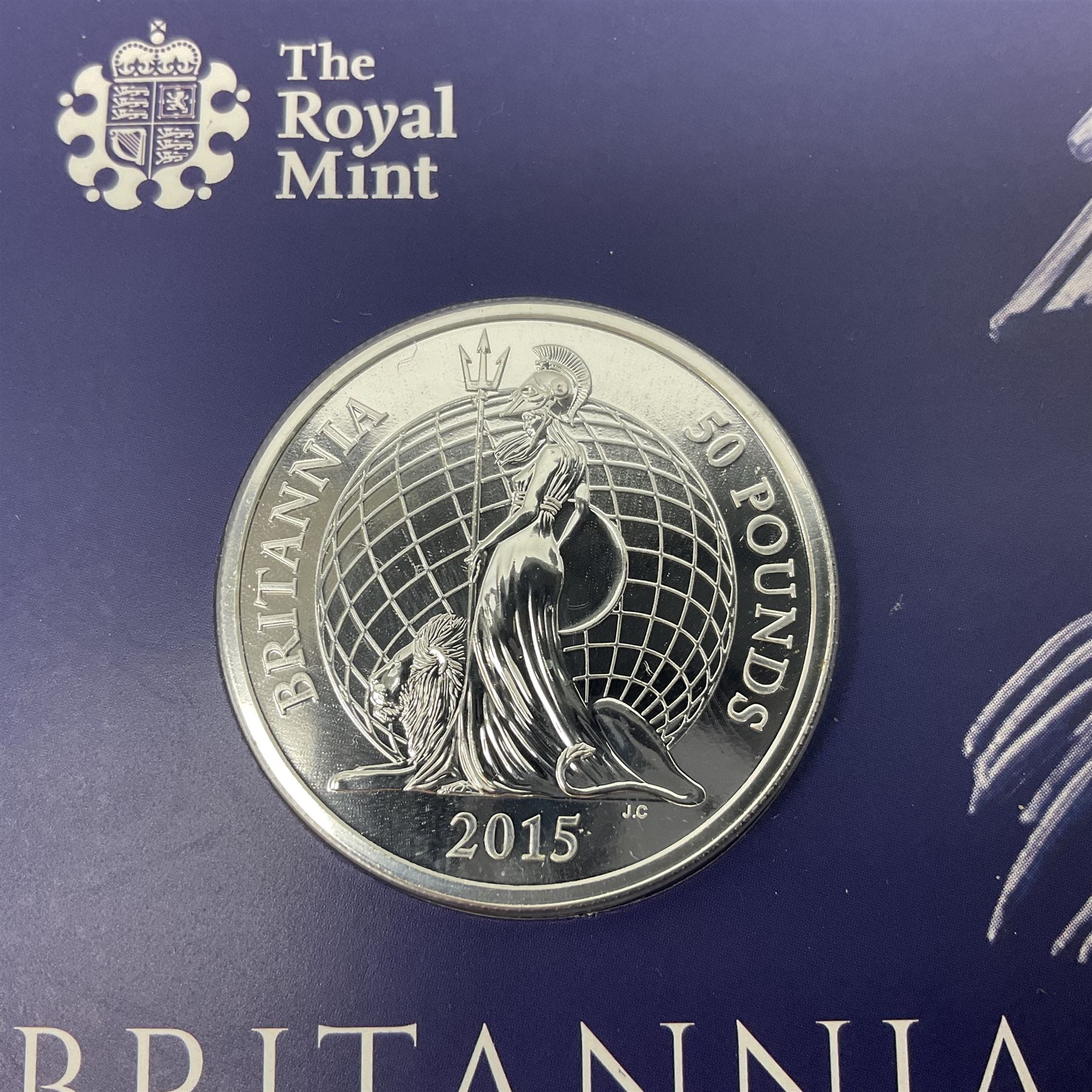 The Royal Mint United Kingdom 2015 fine silver fifty pounds coin - Image 2 of 3