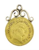 George III 1801 gold one third of a guinea coin