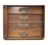 Wooden table top Wellington chest