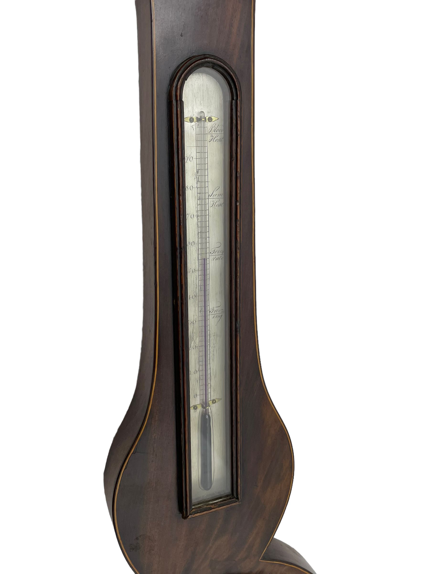 Hitzman & Co of Cambridge - Early 19th century mahogany mercury wheel barometer c1830 - Image 2 of 7