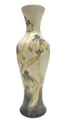 Moorcroft Cornflower pattern vase with fluted rim