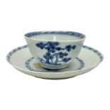 Chinese Nanking cargo tea bowl and saucer