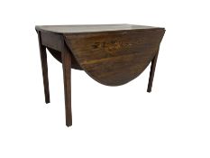 Oak drop leaf dining table