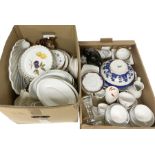 Royal Osborne part tea service comprising six cups