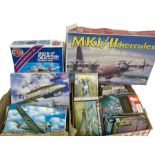 Large collection of Airfix and similar model kits