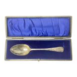 Early 20th century silver spoon