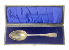 Early 20th century silver spoon