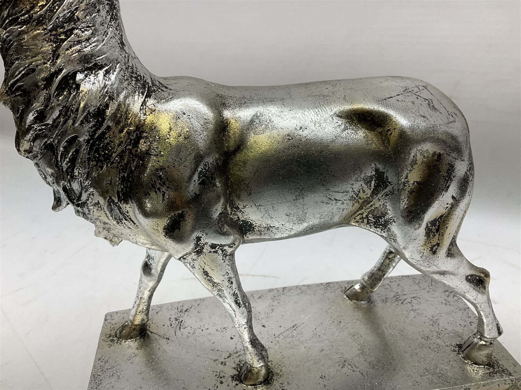 Composite silvered stag - Image 3 of 6