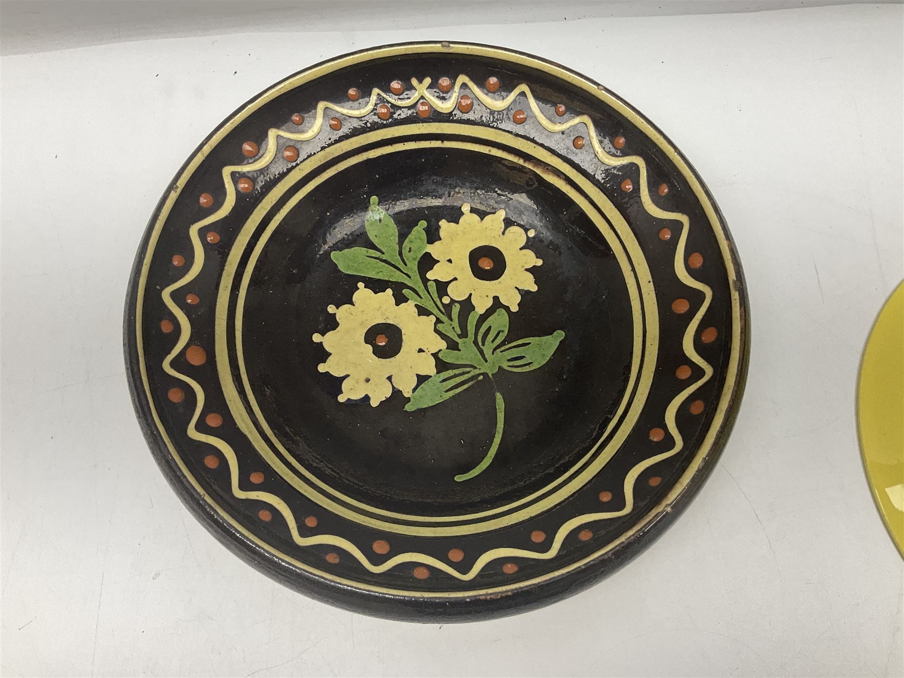 Early 20th century brown glazed bowl - Image 6 of 6
