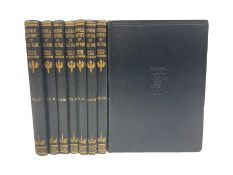Eight volumes of Pictorial History of War edited by Walter Hutchinson
