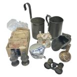 Collection of Pewter to include tankard