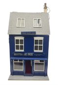 Shutter and Pose - scratch-built wooden doll's house as a two story shop
