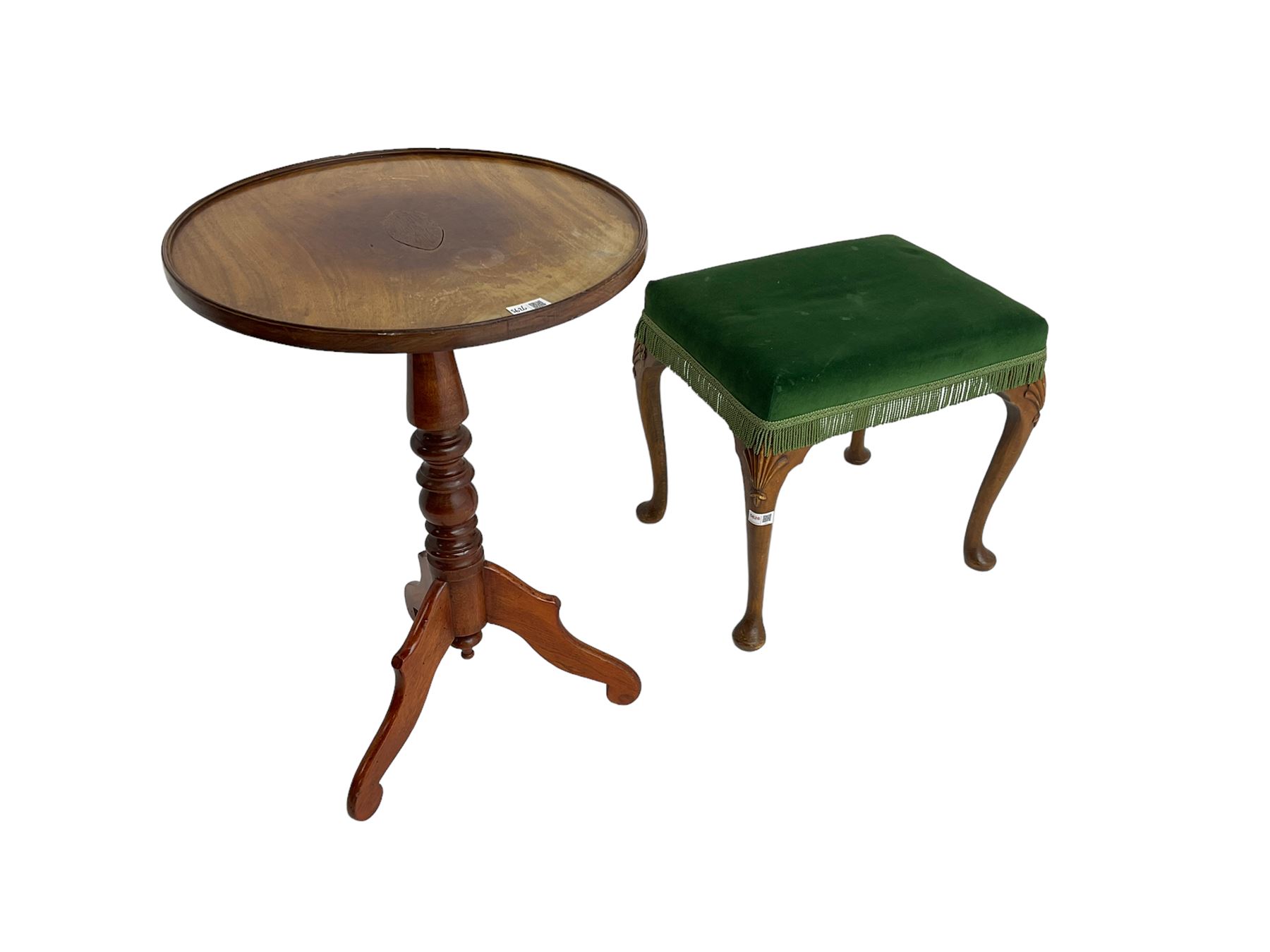 Early 20th century piano stool